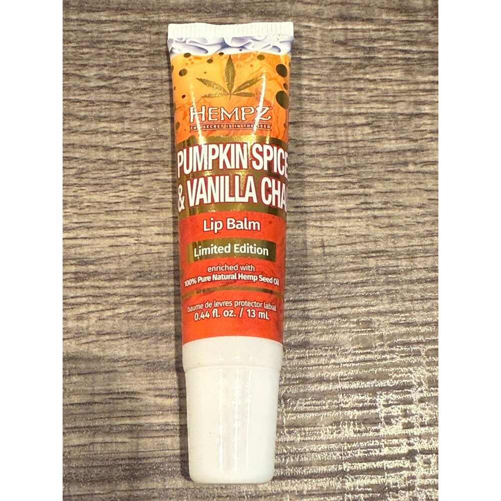 Hempz Pumpkin Spice & Vanilla Chai Lip Balm – Limited Edition (0.44 fl oz)